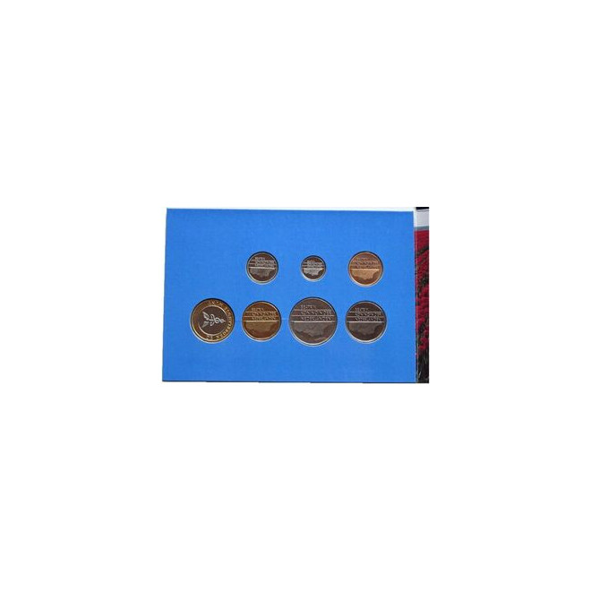 Rewers monety 1995 Różne Guldeny Zestaw Prowincja Zelandi