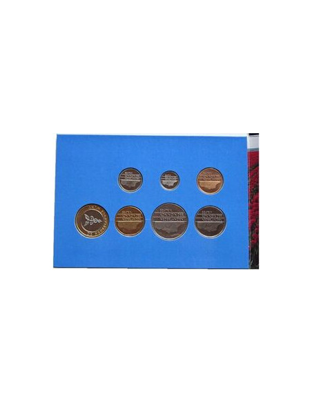 Rewers monety 1995 Różne Guldeny Zestaw Prowincja Zelandi