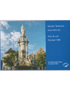 Awers monety 1996 Różne Guldeny Zestaw Prowincja Overijssel