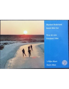 Awers monety 1994 Różne Guldeny Zestaw Prowincja Friesland