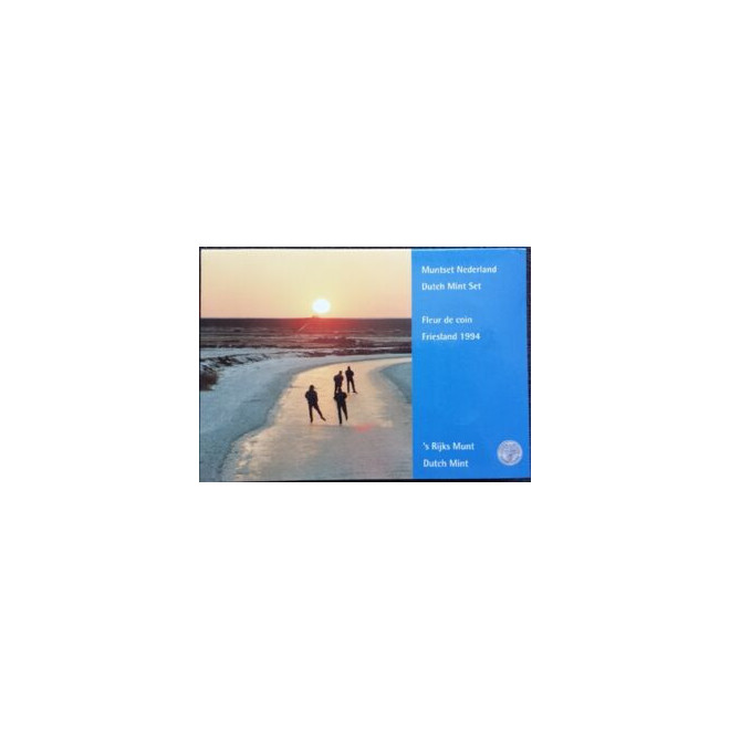 Awers monety 1994 Różne Guldeny Zestaw Prowincja Friesland