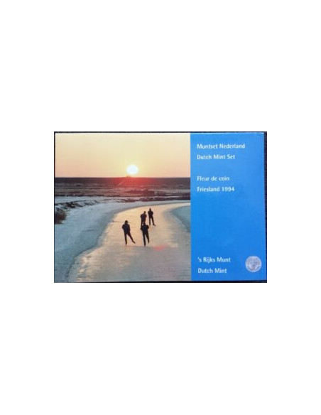 Awers monety 1994 Różne Guldeny Zestaw Prowincja Friesland