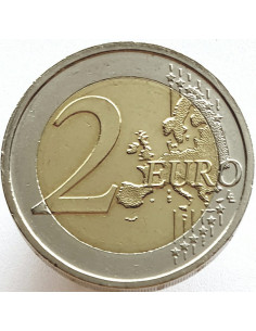 Awers monety Irlandia 2 euro 2009 10lecie wprowadzenia systemu euro Irlandia 2