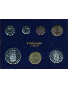 Awers monety 1980 Różne Guldeny Zestaw FDC 2