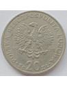 Awers monety 20 Złotych 1975 Marceli Nowotko