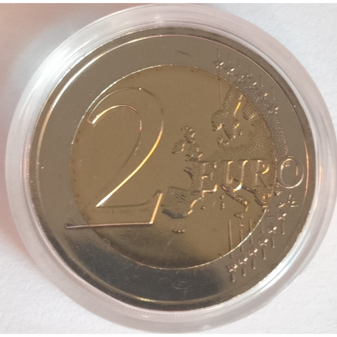 Rewers monety Malta 2 euro 2015 Proklamowanie Republiki Malty w 1974 roku