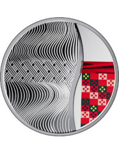 Awers monety 5 Hrywien 2023 Kobietyobrońcy 2