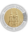 Awers monety 5 zł 2023 Odkryj Polskę – Pocysterski Zespół Klasztorny w GościkowieParadyżu