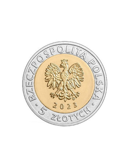 Rewers monety 5 zł 2023 Odkryj Polskę – Pocysterski Zespół Klasztorny w GościkowieParadyżu