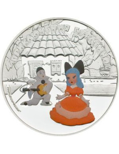 Awers monety Wyspy Cooka 5 Dolarów 2012 Malwina i Piero