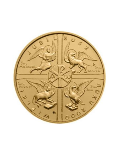 Awers monety 2 zł 2000 Wielki Jubileusz Roku 2000