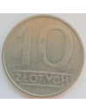 Awers monety 10 Złotych 1986