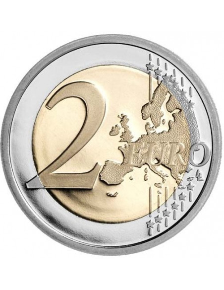 Rewers monety Włochy 2 euro 2018 70lecie włoskiej konstytucji