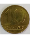 Awers monety 10 Złotych 1989