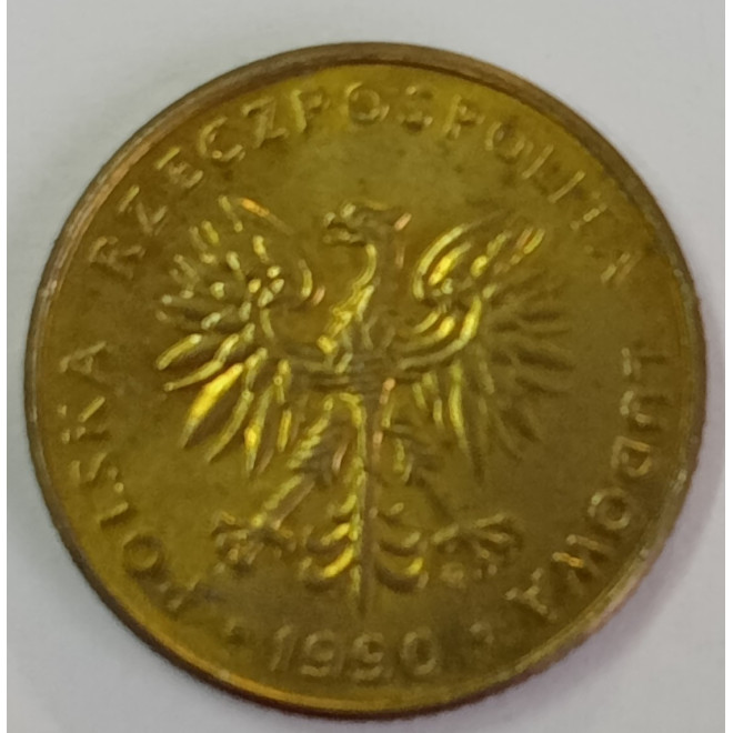 Rewers monety 10 Złotych 1990