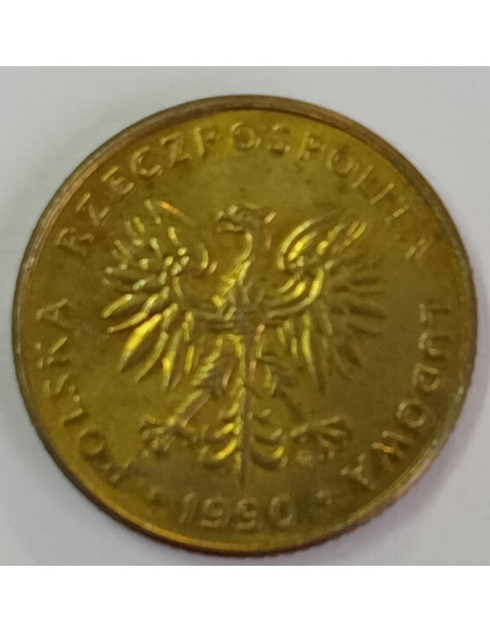 Rewers monety 10 Złotych 1990
