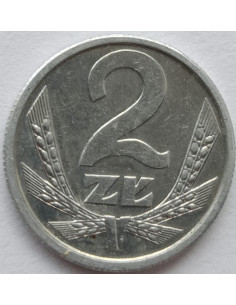 Awers monety 2 Złote1989