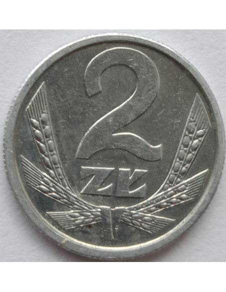 Awers monety 2 Złote1990