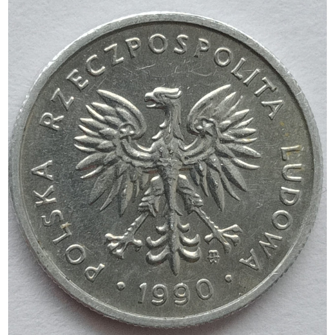 Rewers monety 2 Złote1990