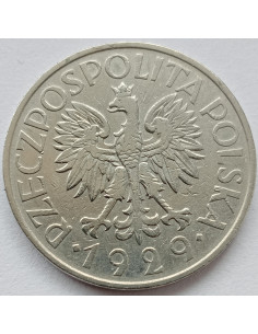 Awers monety 1 Złoty 1929 2