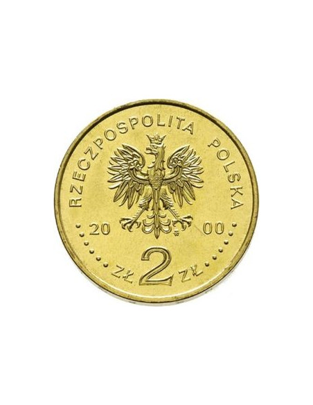 Rewers monety 2 zł 2000 Wielki Jubileusz Roku 2000