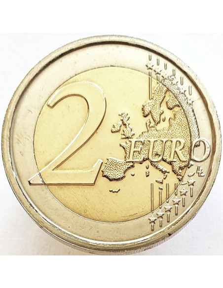 Rewers monety Włochy 2 euro 2017 400 rocznica ukończenia bazyliki św. Marka w Wenecji