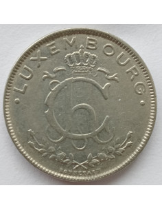 Awers monety Luksemburg 2 Franki 1924 2