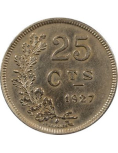 Awers monety Luksemburg 25 Centymów 1927 2