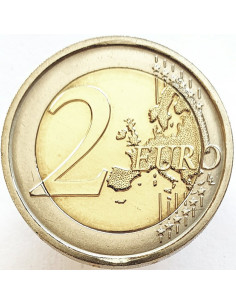 Awers monety Włochy 2 euro 2016 2200 rocznica śmierci Plauta 2