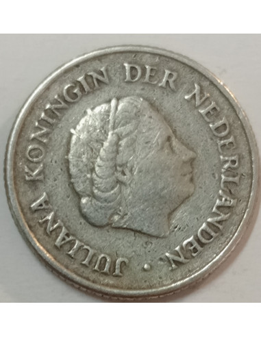 Awers monety Antyle Holenderskie 025 Gulden 1967