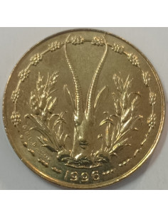 Awers monety ECOWAS 5 Franków CFA 1996