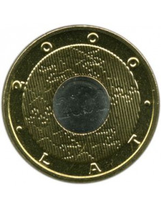 Awers monety 2 zł 2000 Rok 2000 przełom tysiącleci