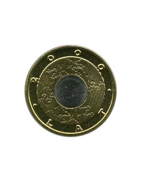 Awers monety 2 zł 2000 Rok 2000 przełom tysiącleci