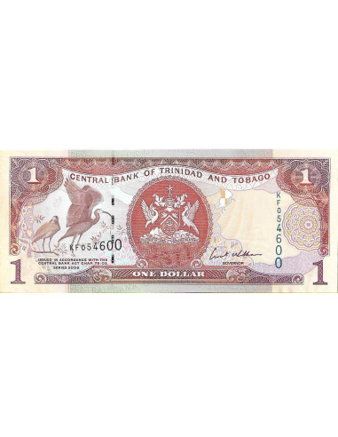 Przód banknotu Trynidad i Tobago 1 Dolar 2006 UNC