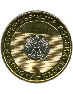 Awers monety 2 zł 2000 Rok 2000 przełom tysiącleci 2