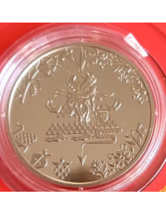 Awers monety 5 Hrywien 2024 Rok Smoka