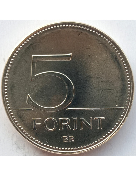 Rewers monety Węgry 5 Forint 2023