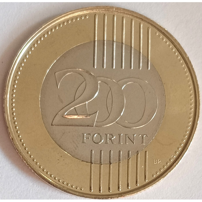 Rewers monety Węgry 200 Forint 2023