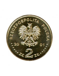 Awers monety 2 zł 2001 Polski rok obrzędowy: Kolędnicy 2