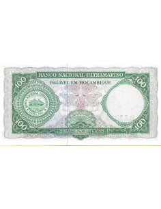 Przód banknotu Mozambik 100 Escudo 1976 UNC 2