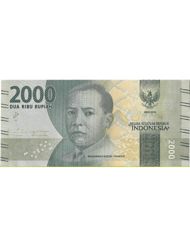 Przód banknotu Indonezja 2 000 Rupi 2016 UNC