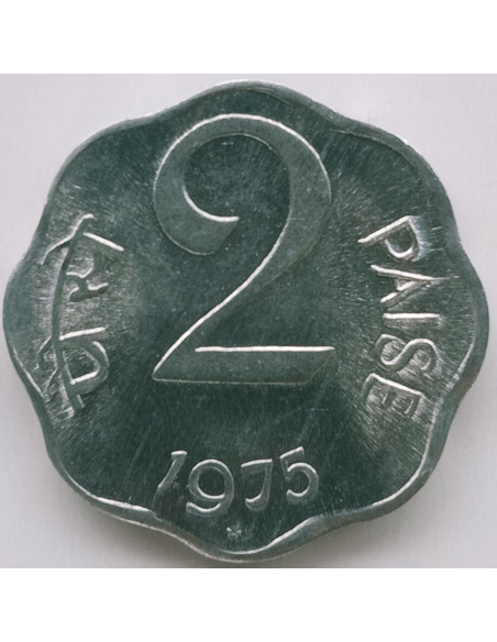 Rewers monety Indie 2 Pajsy 1975