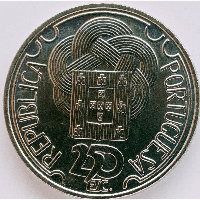 Rewers monety Portugalia 250 Escudo 1988