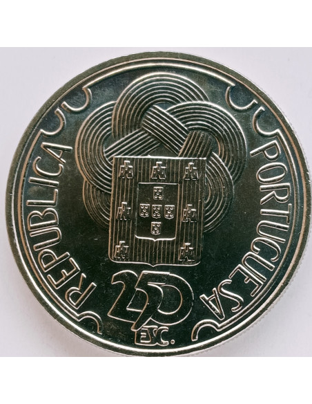 Rewers monety Portugalia 250 Escudo 1988