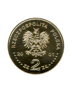 Awers monety 2 zł 2001 Polscy podróżnicy i badacze: Michał Siedlecki 18731940 2