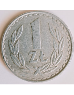 Awers monety 1 Złoty 1982