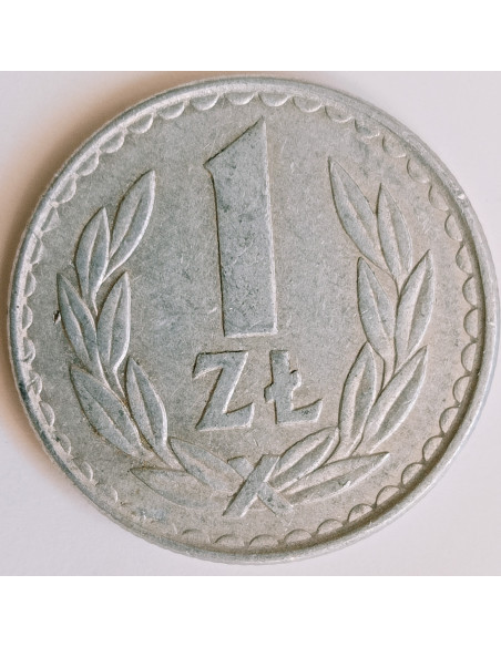 Awers monety 1 Złoty 1982