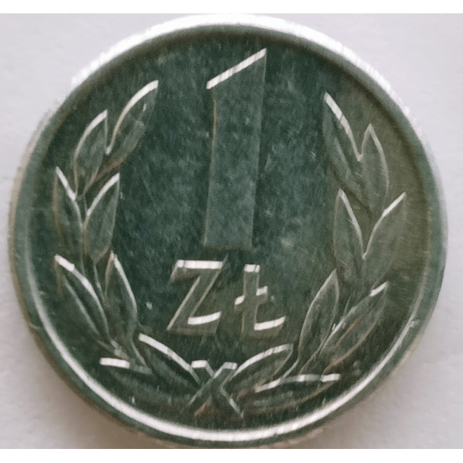 Rewers monety 1 Złoty 1989