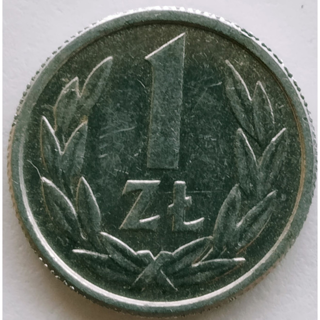 Rewers monety 1 Złoty 1990