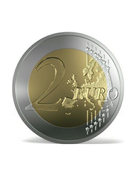 Rewers monety Łotwa 2 euro 2018 Semigalia